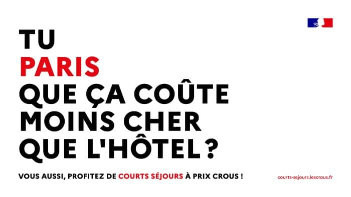 Courts séjours en résidence Crous : profitez des tarifs Crous pour un week-end, un stage, un entretien... 1 CROUS TWITTER 960x540 1
