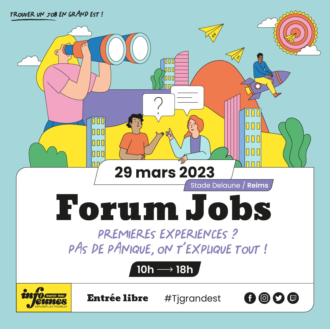 Forum Jobs de Reims le 29 mars au Stade Delaune Crous Reims