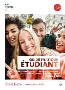 Le guide pratique de l'étudiant 2 CROUS REIMS 2025 Couv