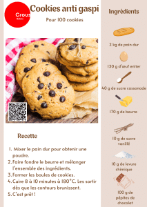 Alimentation et Informations 19 cookies